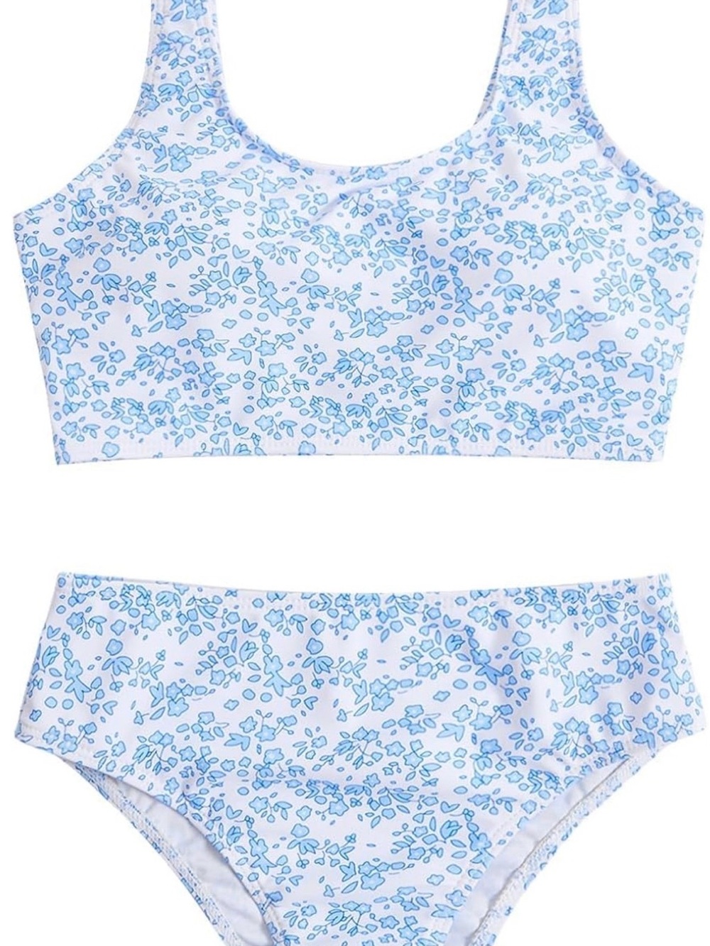 RoseSeek Girl's 2 Piece Striped Bowknot Swimsuit Set Wireless size 12